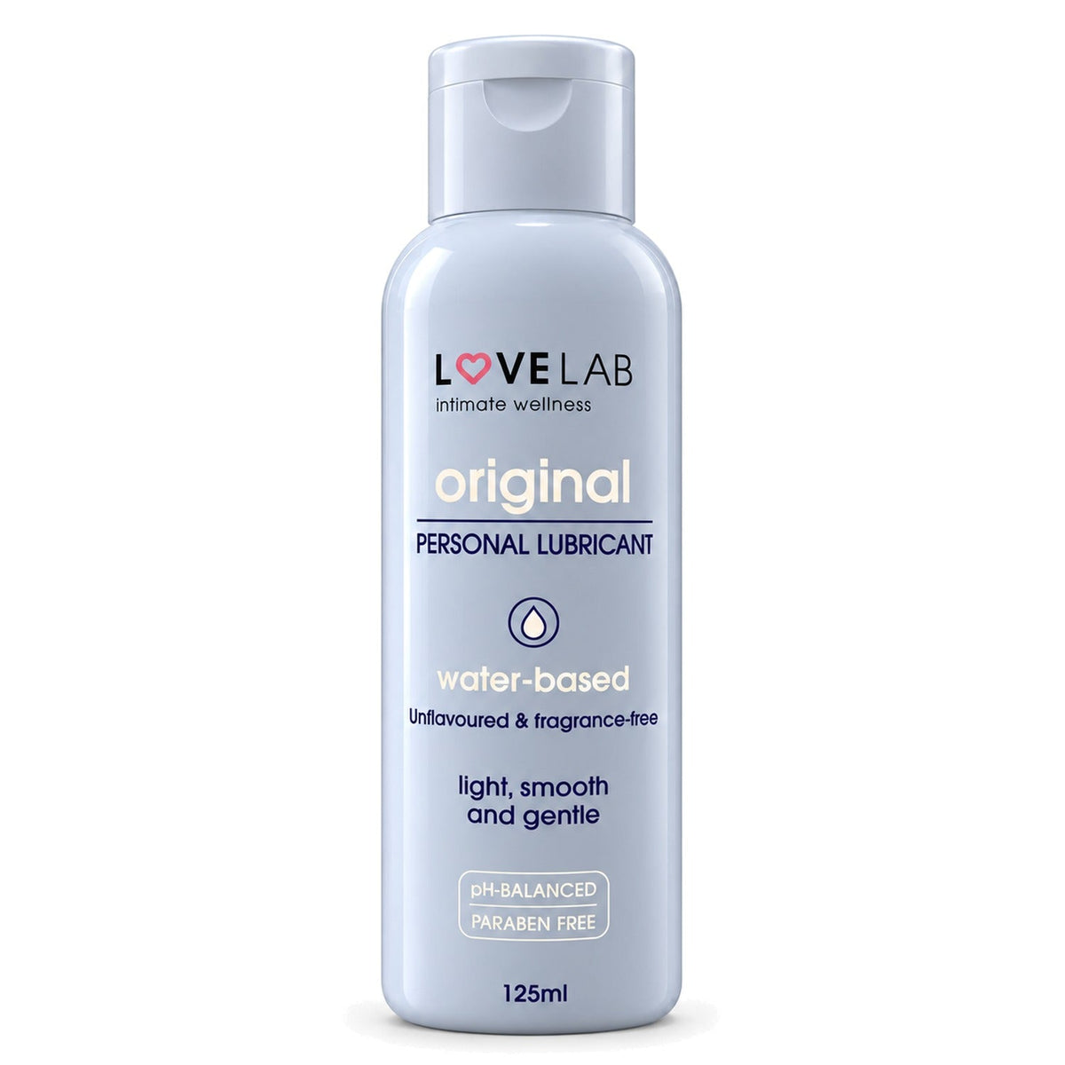 Lovelab Lube Original water-based personal lubricant 125ml, front
