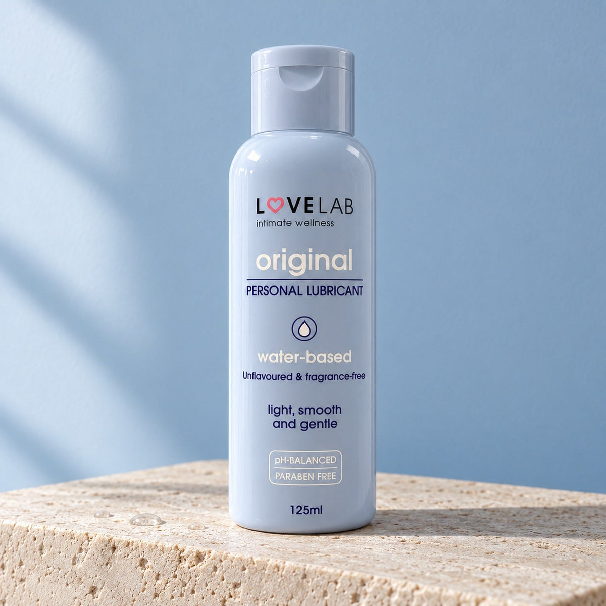 Lovelab Lube Original water-based personal lubricant 125ml, lifestyle